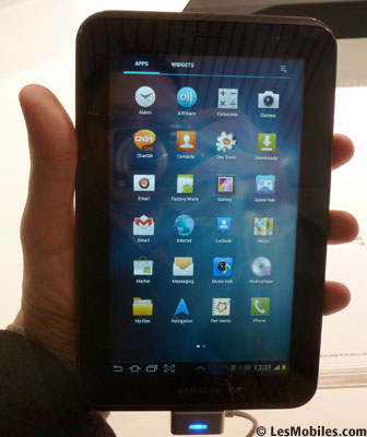 Prise en main Samsung Galaxy Tab 2 (7.0)