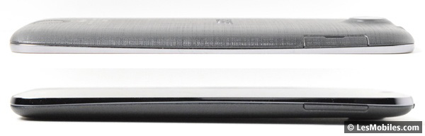 Acer Liquid Jade Z : gauche / droite