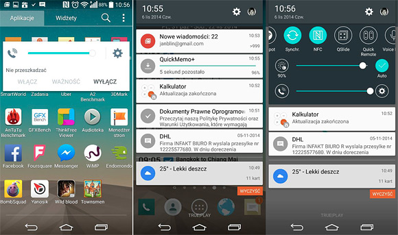 LG G3 : premier aperçu de la mise à jour à base d'Android 5.0 Lollipop