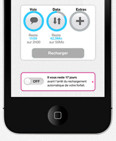 Joe Mobile : application cockpit