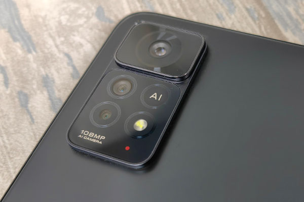 Détail capteurs photo du Xiaomi Redmi Note 11 Pro 5G