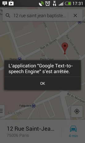 HTC Desire 500 : bug