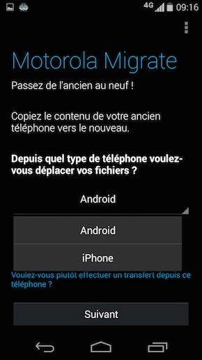 Moto G 4G application