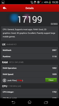 Sony Xperia M2 : AnTuTu