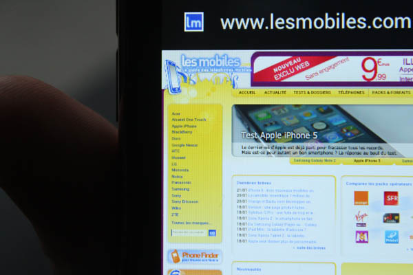 Wiko Cink Slim : navigateur web